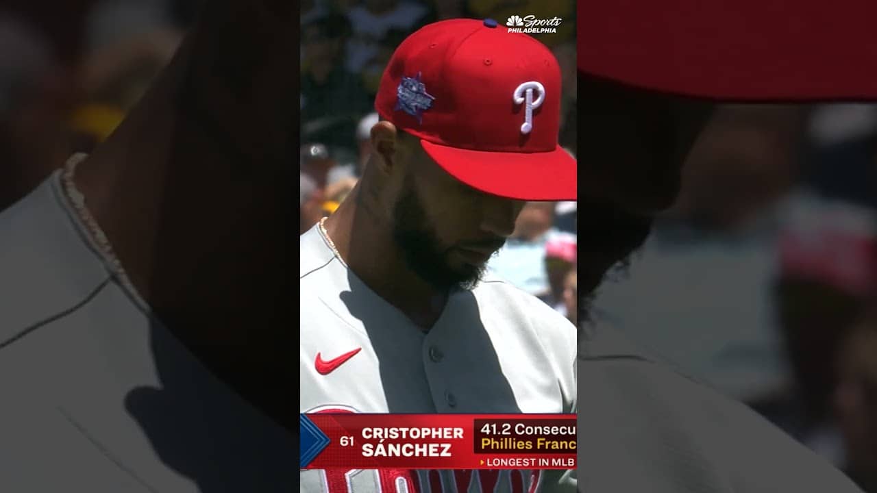 CRISTOPHER SÁNCHEZ MAKES FRANCHISE HISTORY! MOST CONSECUTIVE SCORLESS INNINGS! 🔥