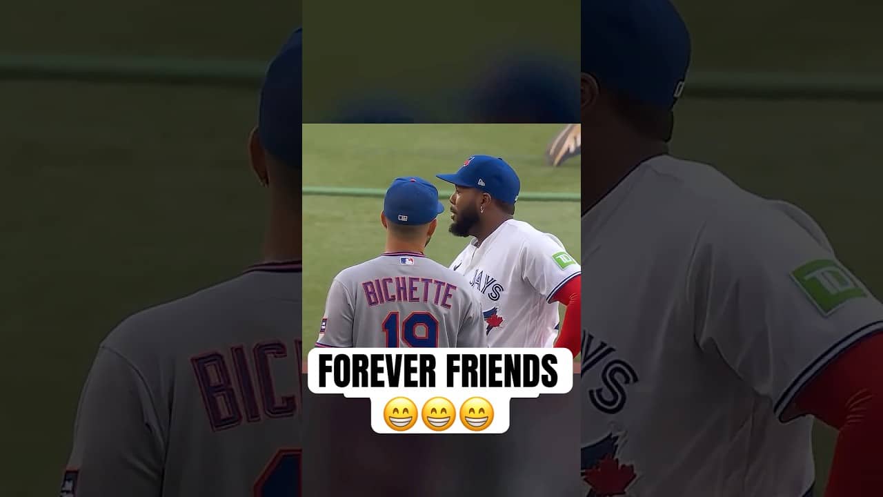 Vladimir Guerrero Jr. and Bo Bichette have an unbreakable bond 🫶 #MLB #Toronto #BlueJays