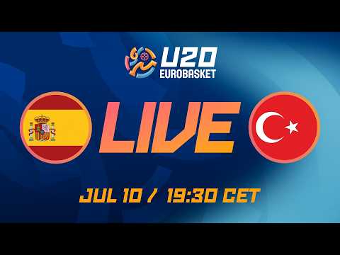 LIVE - Spain v Türkiye | FIBA U20 Women's EuroBasket 2026 | Quarter-Finals