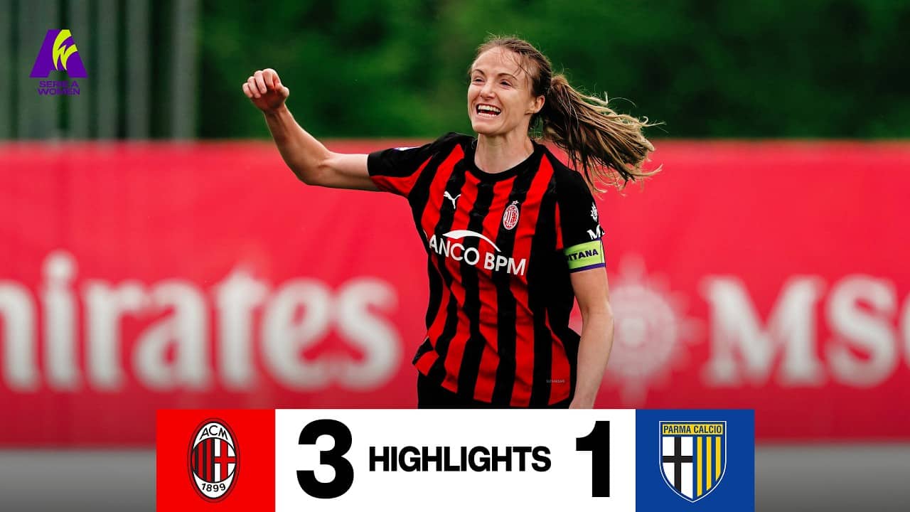Parisi e doppietta di Grimshaw | AC Milan-Parma 3-1 | Serie A Women Highlights