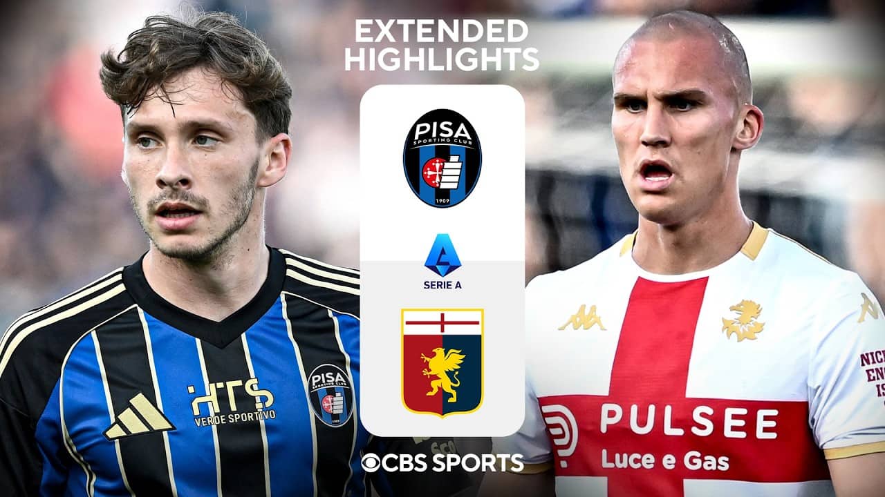 Pisa vs. Genoa: Extended Highlights | Serie A | CBS Sports Golazo