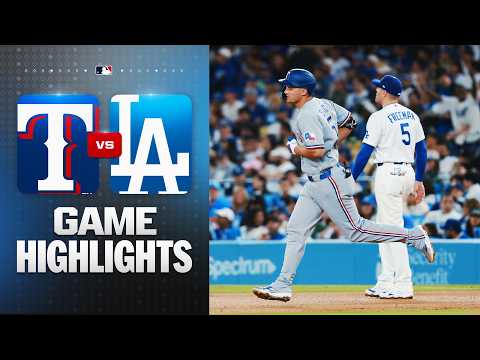 Rangers vs. Dodgers Game Highlights (4/10/26) | MLB Highlights
