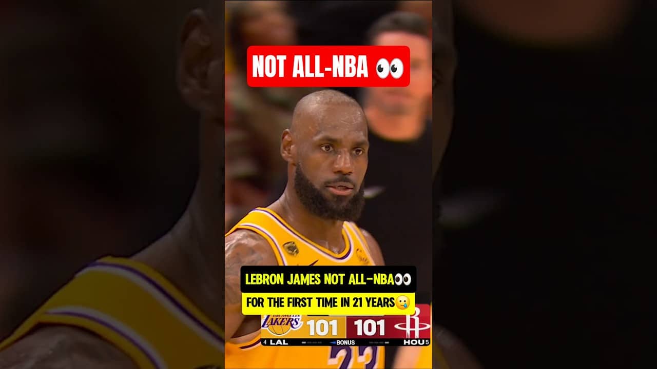 LeBron was INELIGIBLE for All-NBA😨