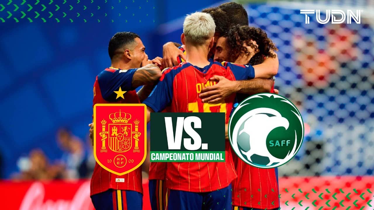 ¡España derrotó por goleada de 4-0 a Arabia Saudita en el Campeonato Mundial! | TUDN