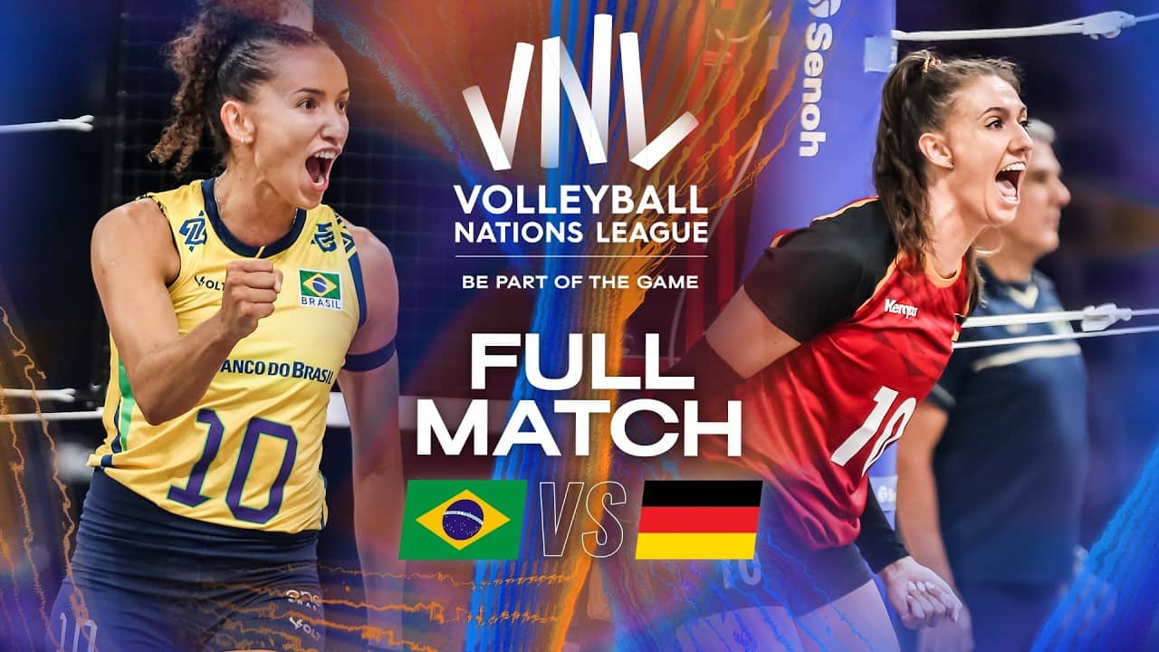 Brazil 🇧🇷 vs. Germany 🇩🇪 - Quarter Final | VNL 2025 - Full Match
