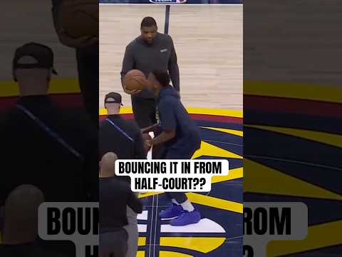 Ant Edwards doing his best Steph Curry impression