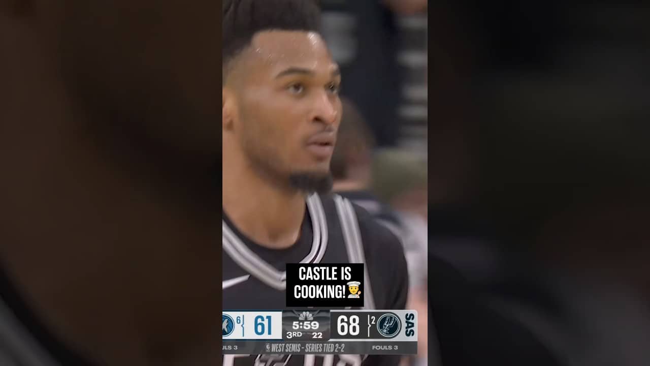LET HIM COOK🔥 #StephonCastle #Spurs #NBA
