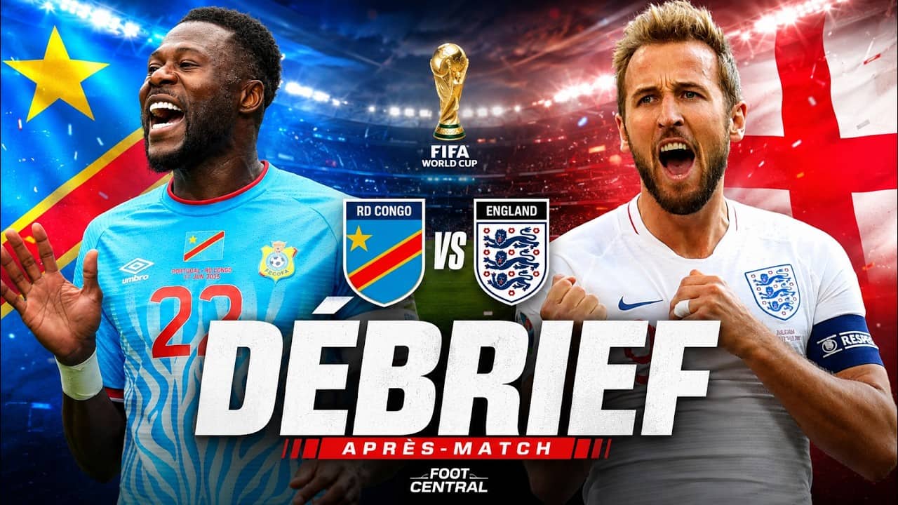 🇨🇩 RD Congo 🆚 Angleterre 🏴󠁧󠁢󠁥󠁮󠁧󠁿 (1-2) Fiers Léopards, l’Angleterre A Tremblé