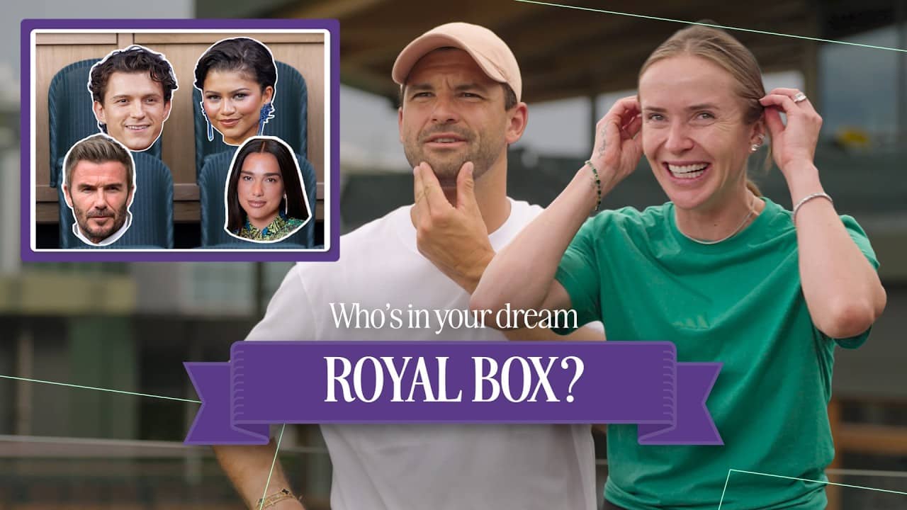 The world's top tennis stars pick their dream Wimbledon Royal Box? 👑