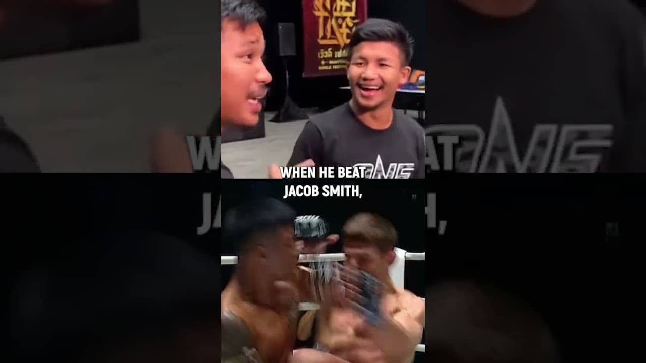 Legendary moment 😂 Get your tickets NOW to see Rodtang vs. Takeru II live at ONE SAMURAI 1!