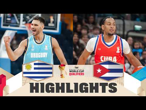 Uruguay 🇺🇾 v Cuba 🇨🇺 | Highlights | FIBA Basketball World Cup 2027 Americas Qualifiers
