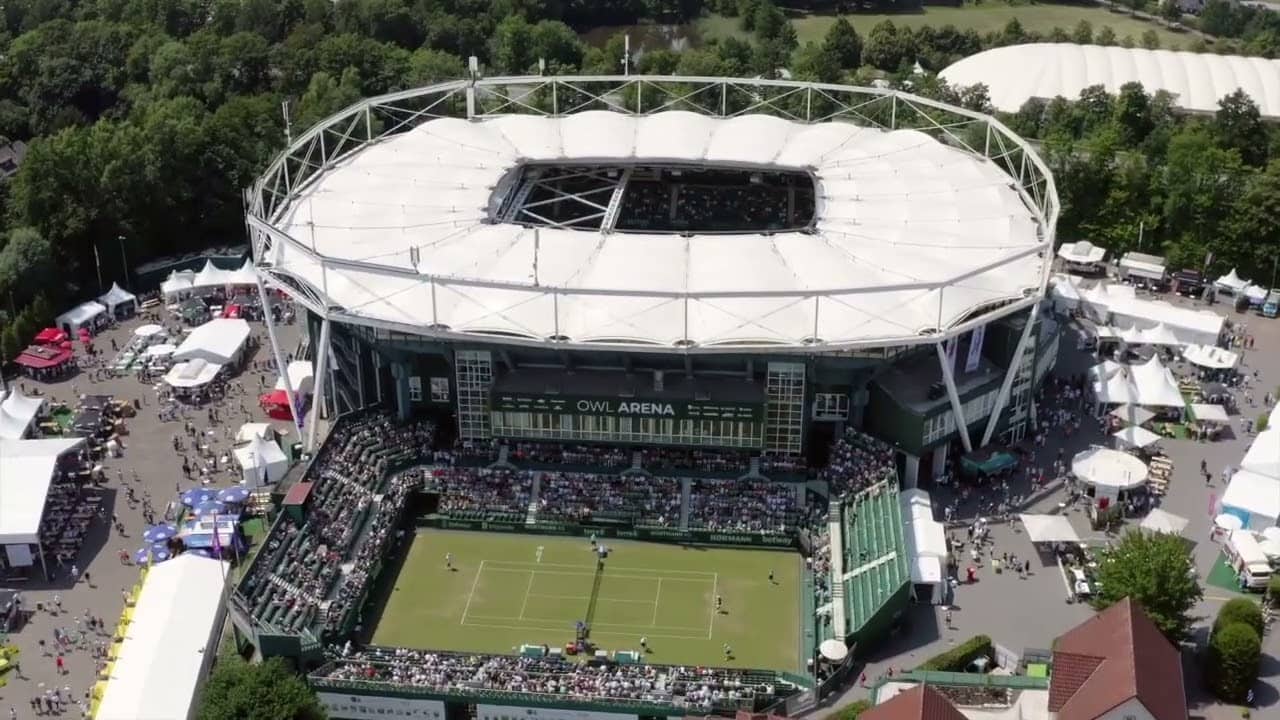 Incredible drone video | Halle ATP 500 | Who will win the event in 2026? Can Bublik defend title?