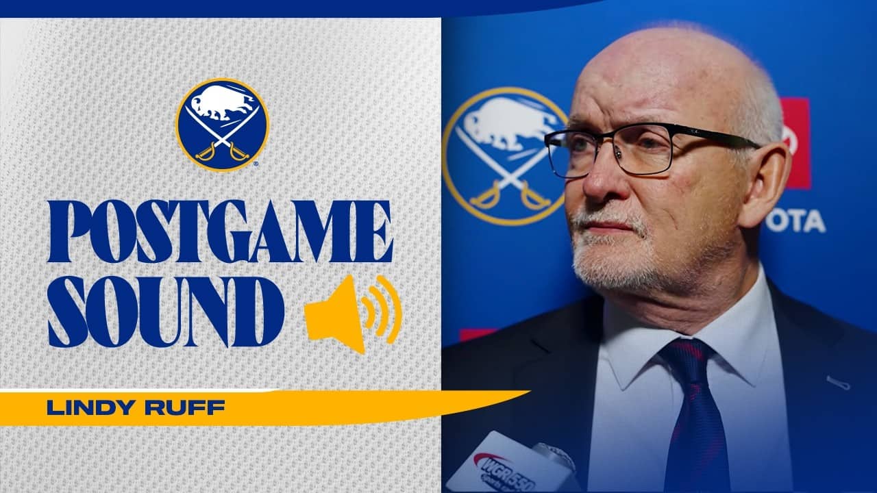 "Our Division Is Incredibly Tough" | Lindy Ruff On Atlantic Division Race | Buffalo Sabres