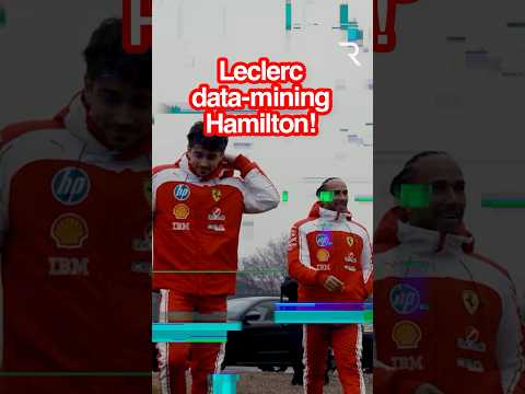 Leclerc data-mines Hamilton to beat him! 💻