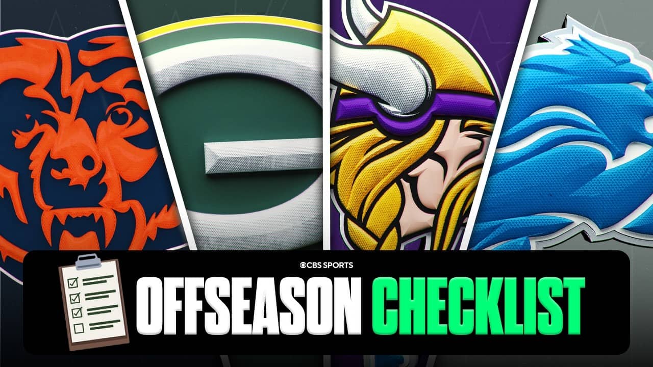 Offseason checklist for NFC North teams: Bears, Packers, Vikings, & Lions 📋