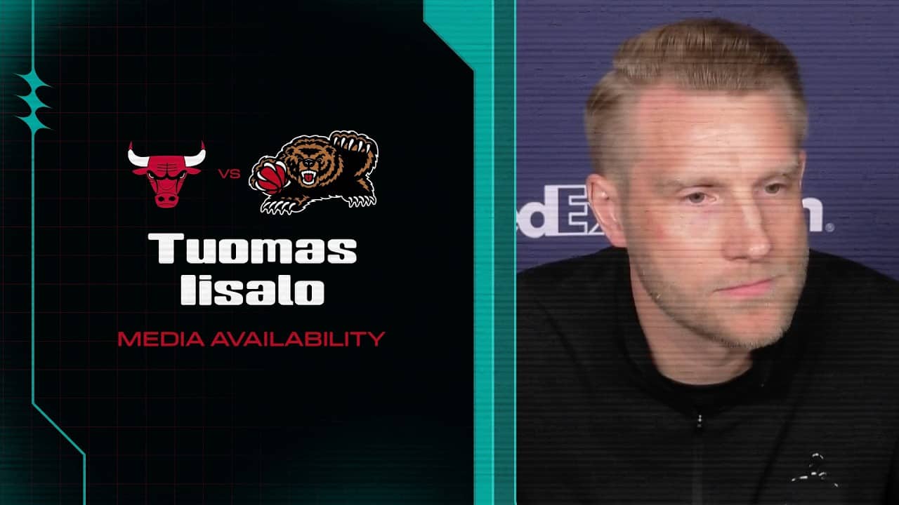 Tuomas Iisalo Press Conference | Grizzlies vs. Bulls