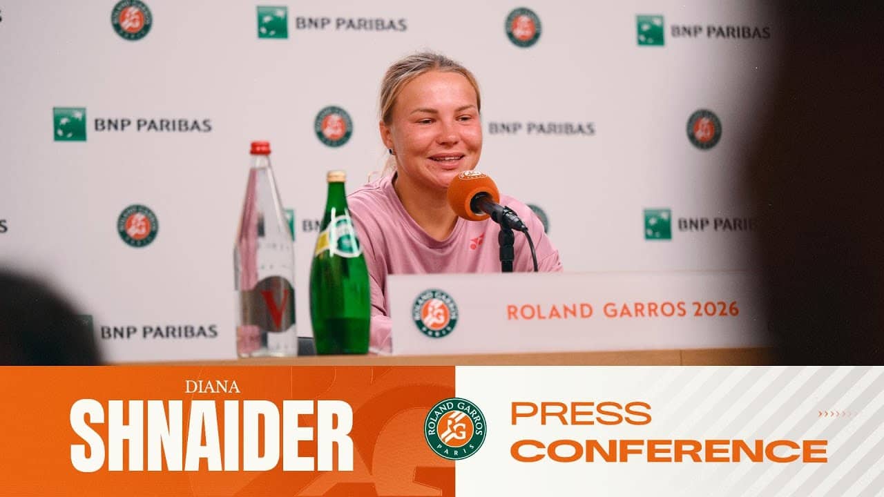 Diana Shnaider | QF Press Conference | Roland-Garros 2026