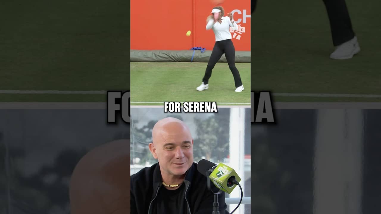 Agassi shares his thoughts on Serena’s return 💫 listen or watch now! #agassi #serenawilliams