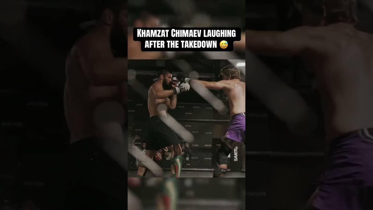 Khamzat is different 😳 (via khamzat_chimaev/IG)
