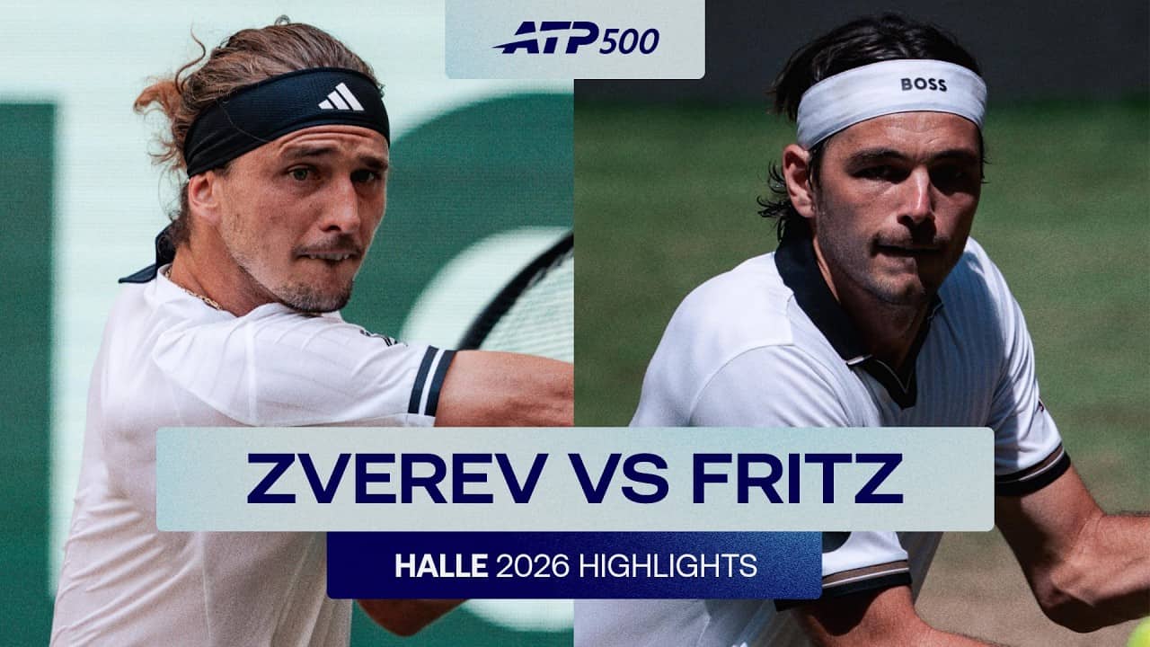 Alexander Zverev vs. Taylor Fritz Highlights | Halle 2026 Semi-Final