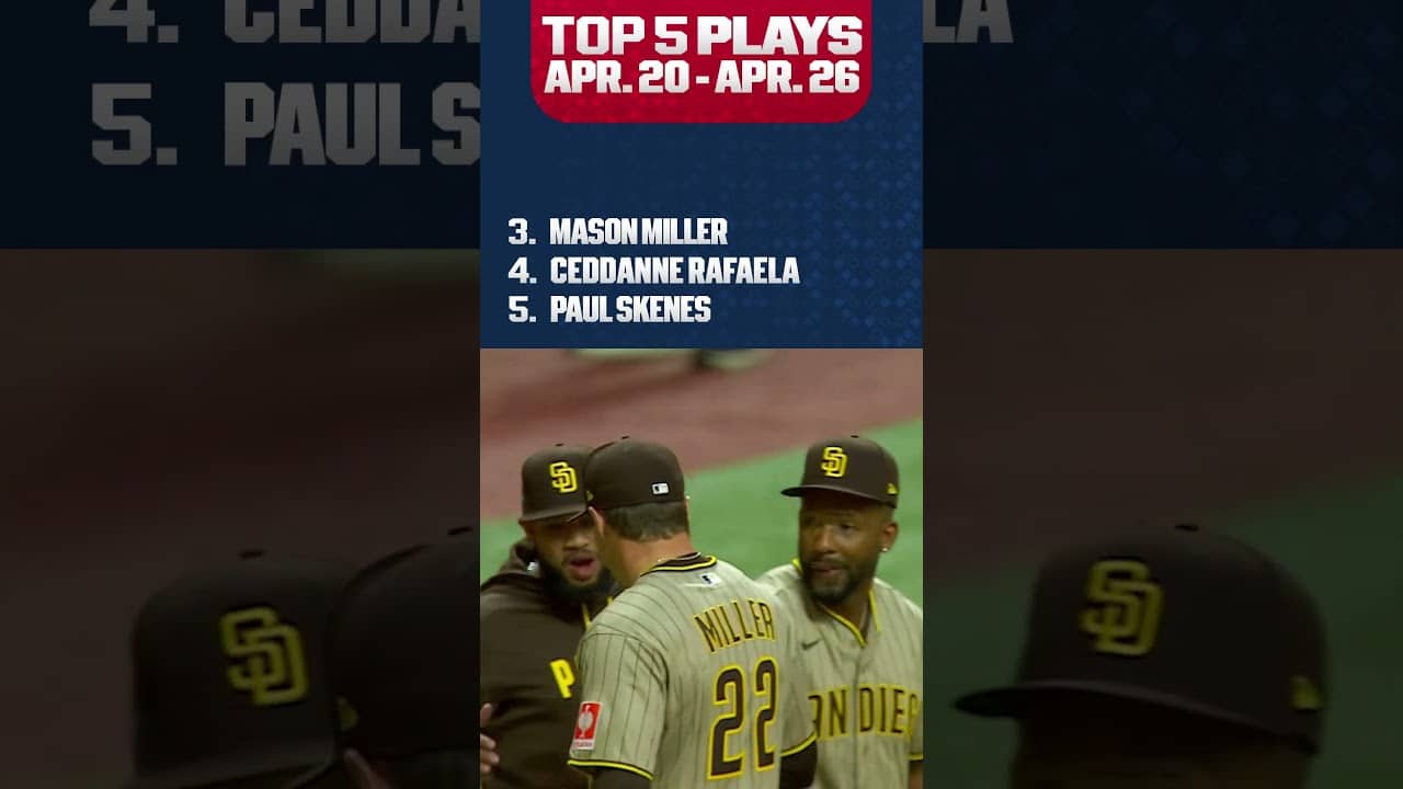Where does Ceddanne Rafaela's Spider-Man catch rank among last week's Top 5 MLB Plays? 🤔