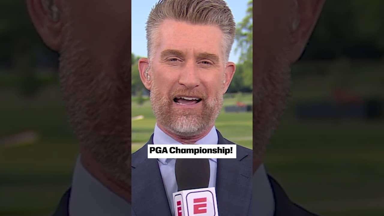 Marty Smith is ECSTATIC to be talking about golf 😂