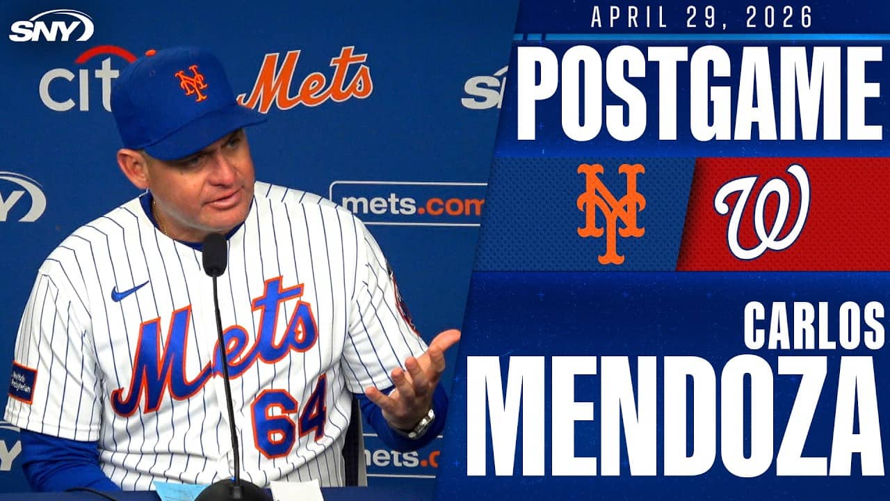 Carlos Mendoza on Mets' 14-2 loss to Nationals: 'We have to be better'