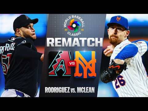 World Baseball Classic finals REMATCH! Eduardo Rodriguez and Nolan McLean face off at Citi Field!