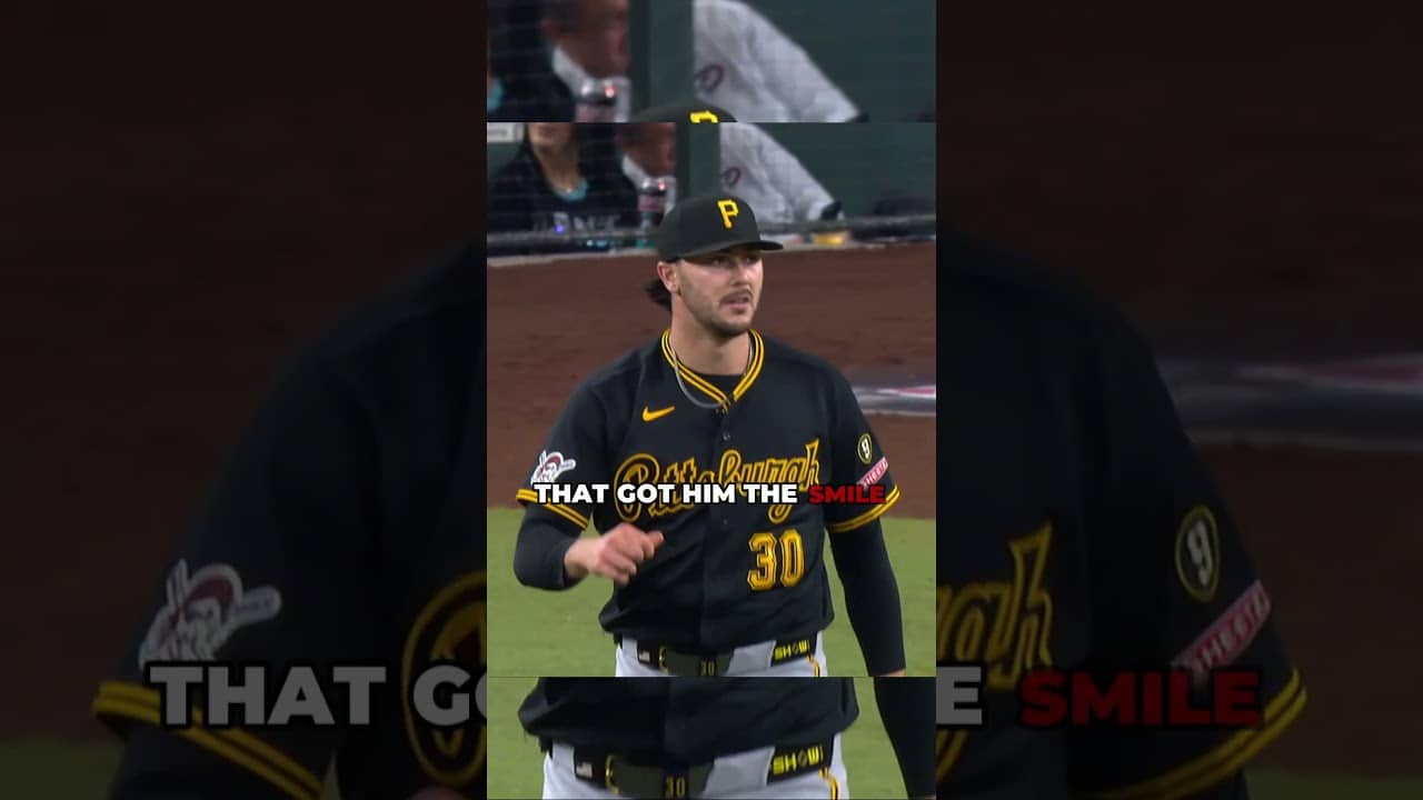 Paul Skenes showing rare emotion #mlb #baseball