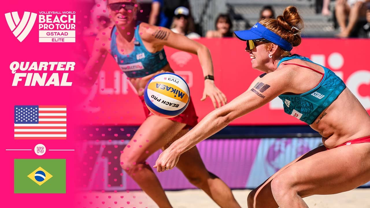 Kraft/Cheng vs. Ana Patrícia/Duda - Quarter Final Highlights | Gstaad 2026 #BeachProTour