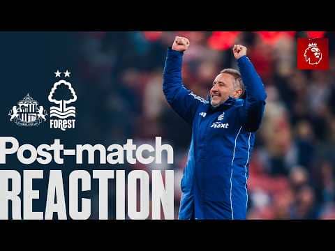 "I'm So Happy!" 😁 | Vítor Pereira’s Reaction | Sunderland 0-5 Nottingham Forest | Premier League