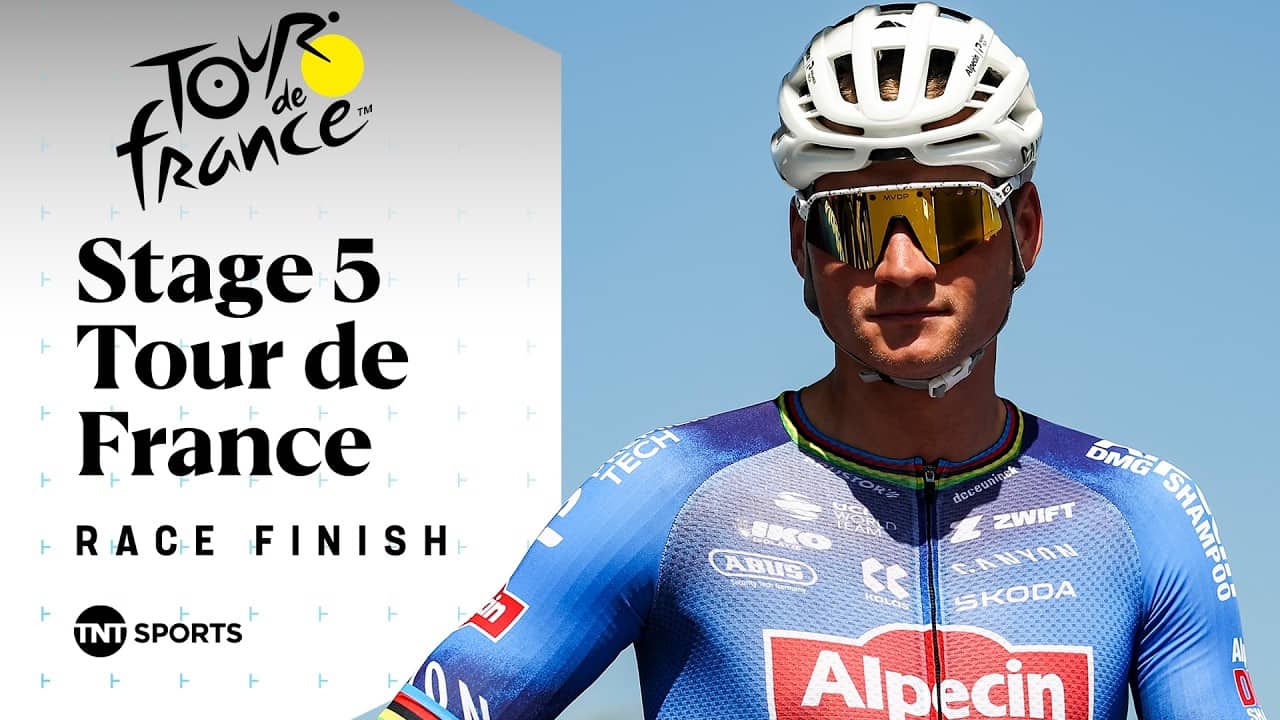 ACTION PACKED FINISH! 🤯 | Men's Tour de France Stage 5 Final KM's | TNT Sports Cycling
