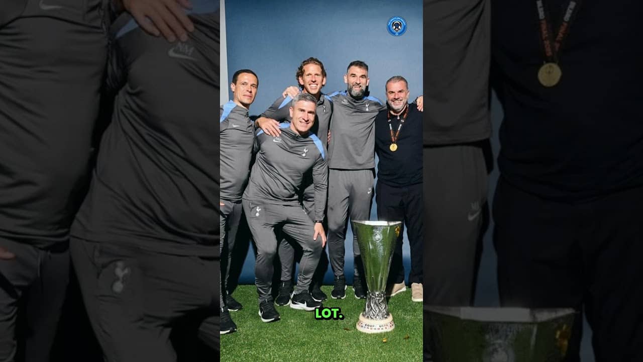 Tottenham Assistant Coach shares the emotions of the Europa Final 🙌🏆#spurs #europaleaguefinal