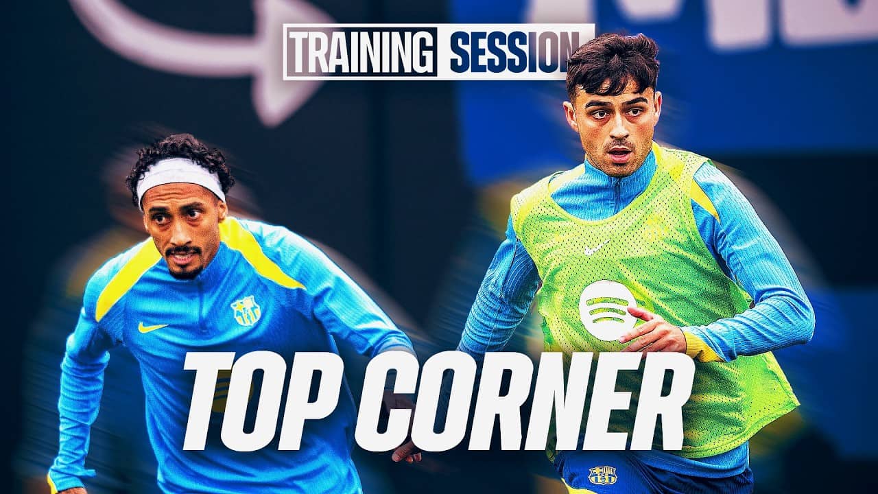 UNREAL TOP CORNER GOALS in FC Barcelona Training 🔵🔴⚽🔥