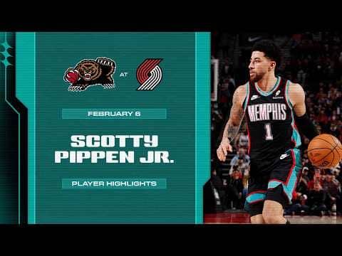 Scotty Pippen Jr. Highlights vs  Portland Trail Blazers