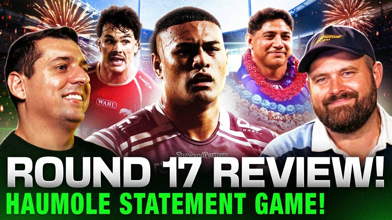 To'o DROPPED! OLAKAU’ATU ERUPTS & TAUMALOLO 300! Dolphins WIN Thriller! Round 17 Review
