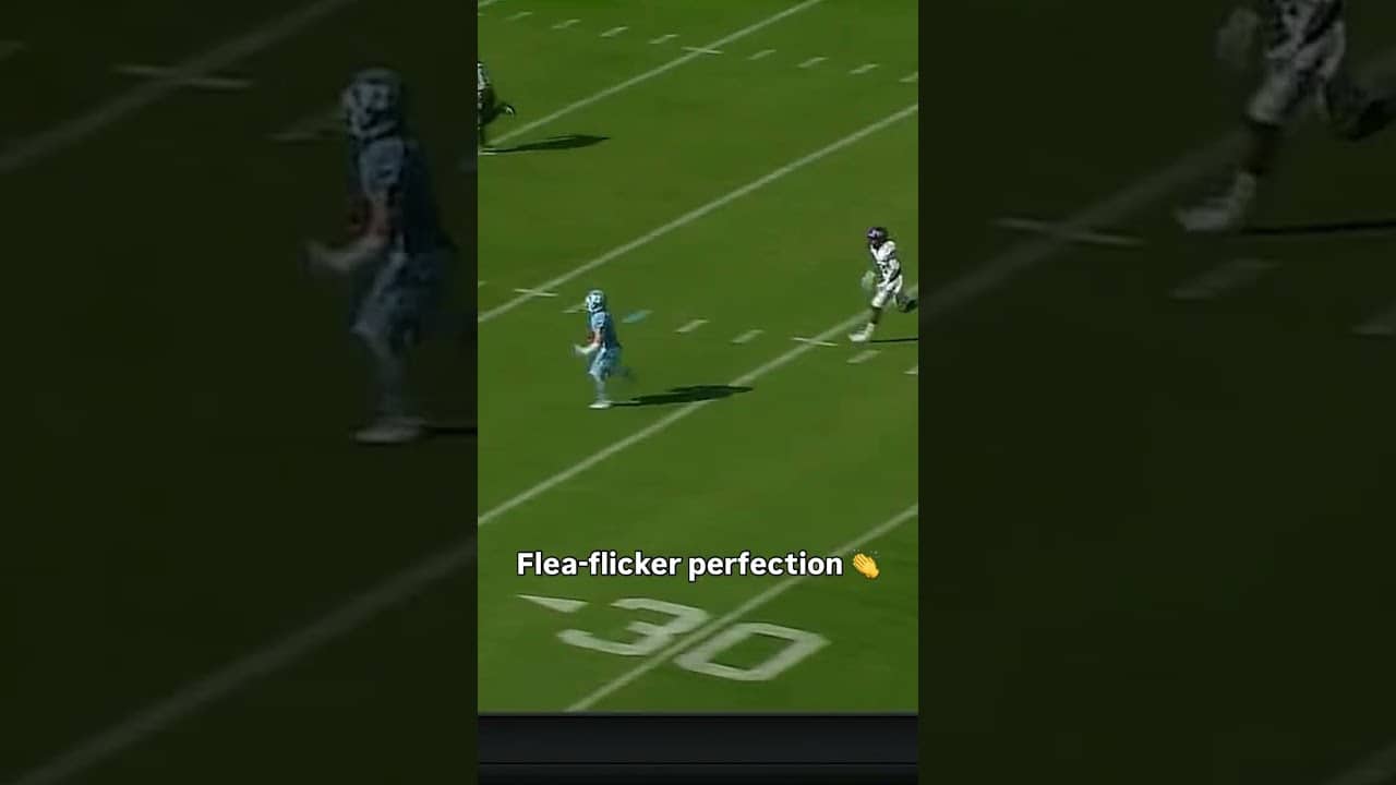He was wide open 😱 #unc #accfootball #collegefootball