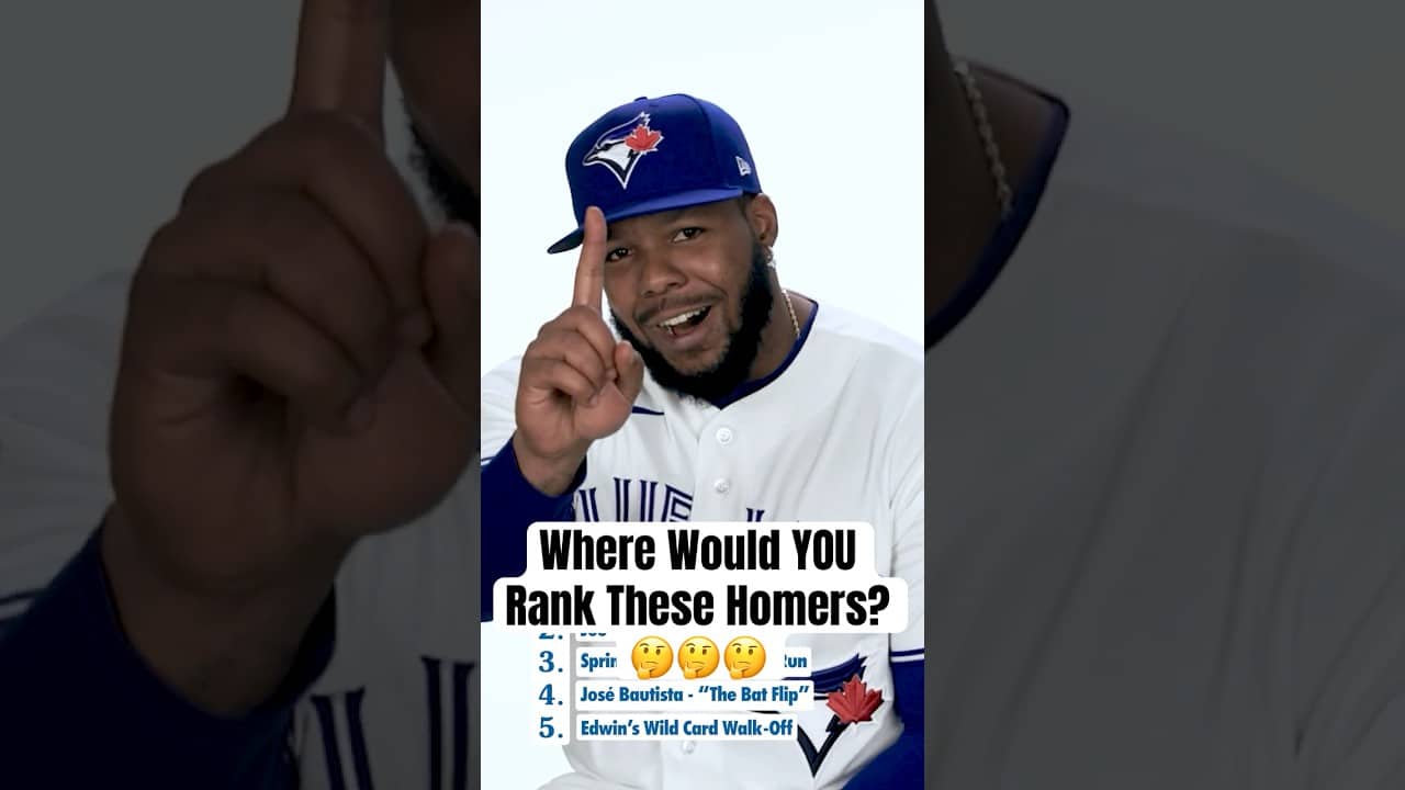 Vladimir Guerrero Jr. blind ranks legendary Blue Jays home runs 💥 #MLB #BlueJays