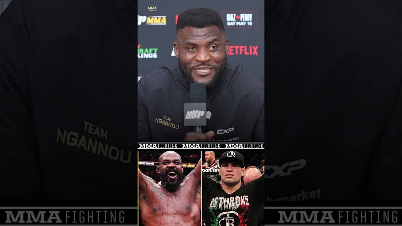 Francis Ngannou admits it's "very interesting" to see MVP add Jon Jones to the broadcast team