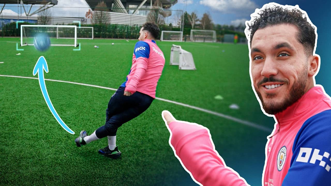 Rayan Cherki recreates his RABONA assist 🪄