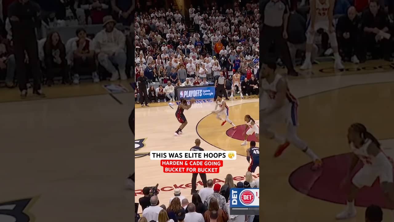 James Harden vs Cade Cunningham was absolute cinema 🙌