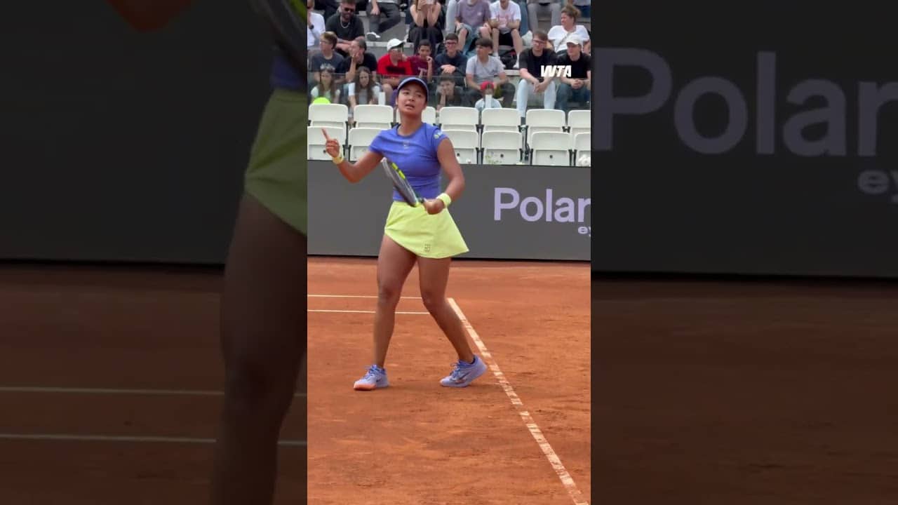 Fought through in three 💪 #AlexEala #IBI26 #Tennis #Rome #WTA #MatchPoint