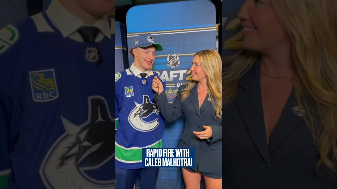 Getting to Know Caleb Malhotra: Rapid Fire | Canucks