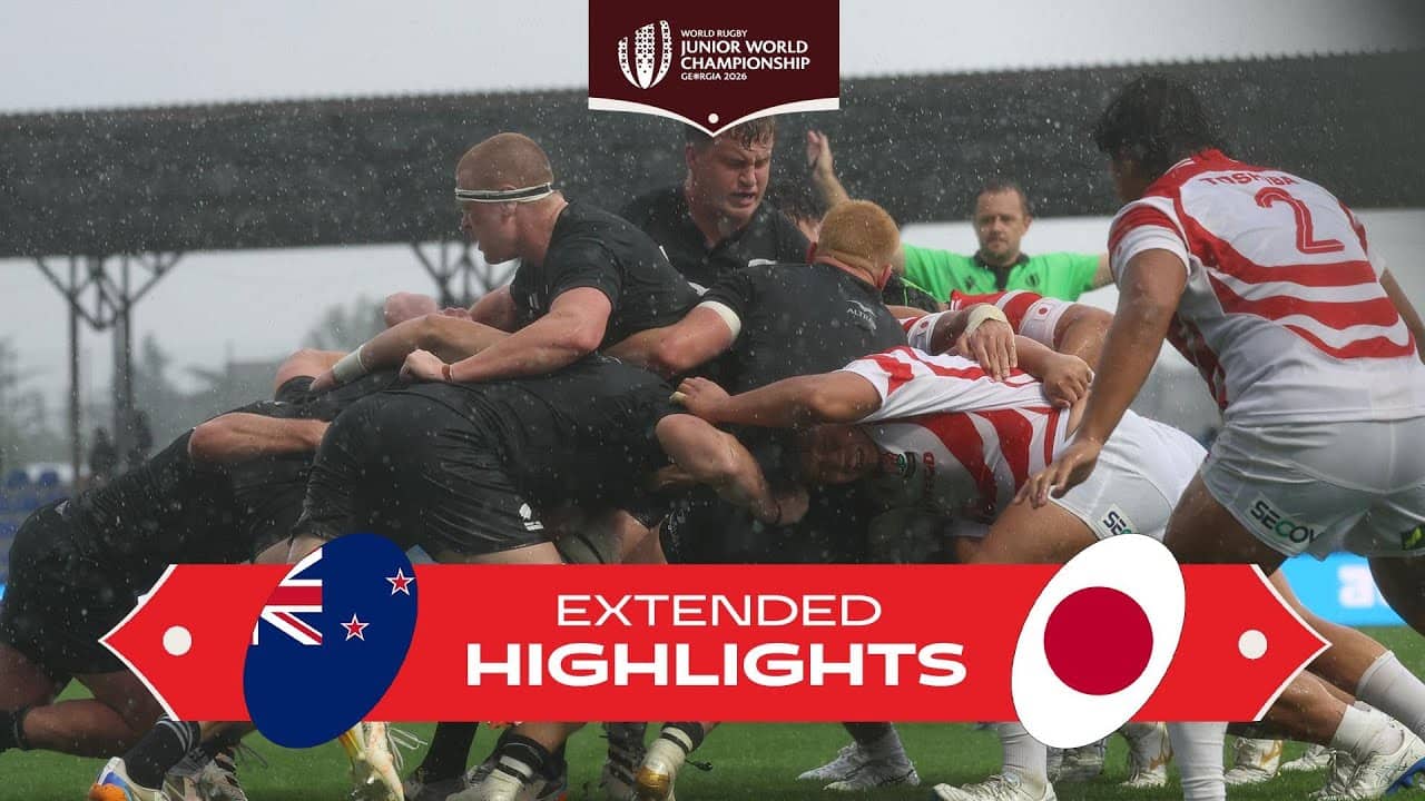 DRAMATIC END 😮‍💨  | New Zealand v Japan | World Rugby Junior Championship 2026 | Extended Highlights