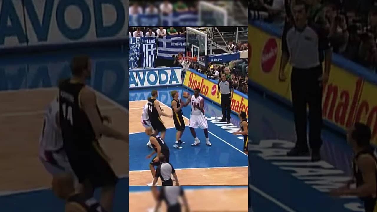 21-year-old LeBron James was terrifying 😳 #FIBAWC