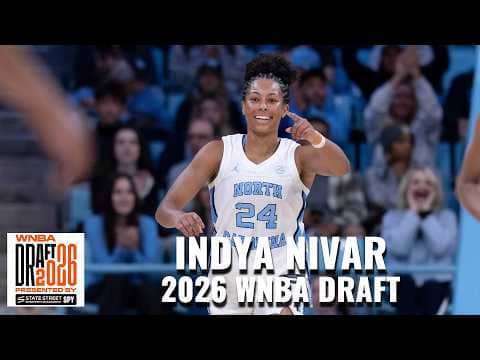 North Carolina Guard Indya Nivar | 2026 WNBA Draft