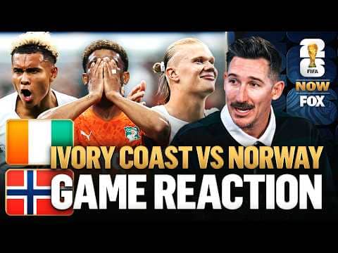 NORWAY MAKES HISTORY🚨Instant Reaction to Norway's 1st Knockout Stage with 2-1 W vs Ivory Coast ⚽️