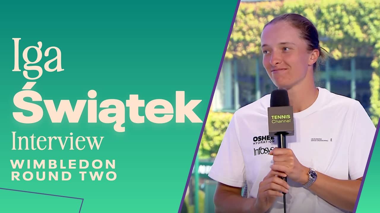 Iga Swiatek on perks of All-England Club membership as a champion | 2026 Wimbledon