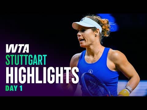 Day 1 in Stuttgart featuring Siegemund and Samsonova | WTA Match Highlights