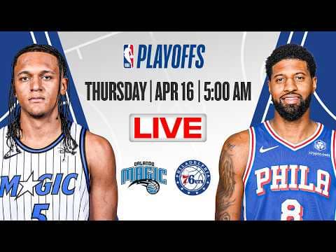 Orlando Magic at Philadelphia 76ers I NBA Play-In Tournament | [OFFICIAL LIVE STREAM]